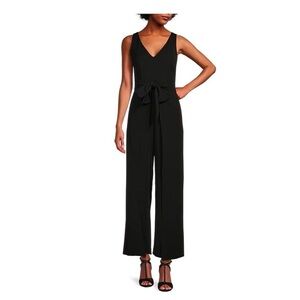 Antonio Melani
Asia Stretch Crepe V-Neck Sleeveless Split Leg Tie Waist